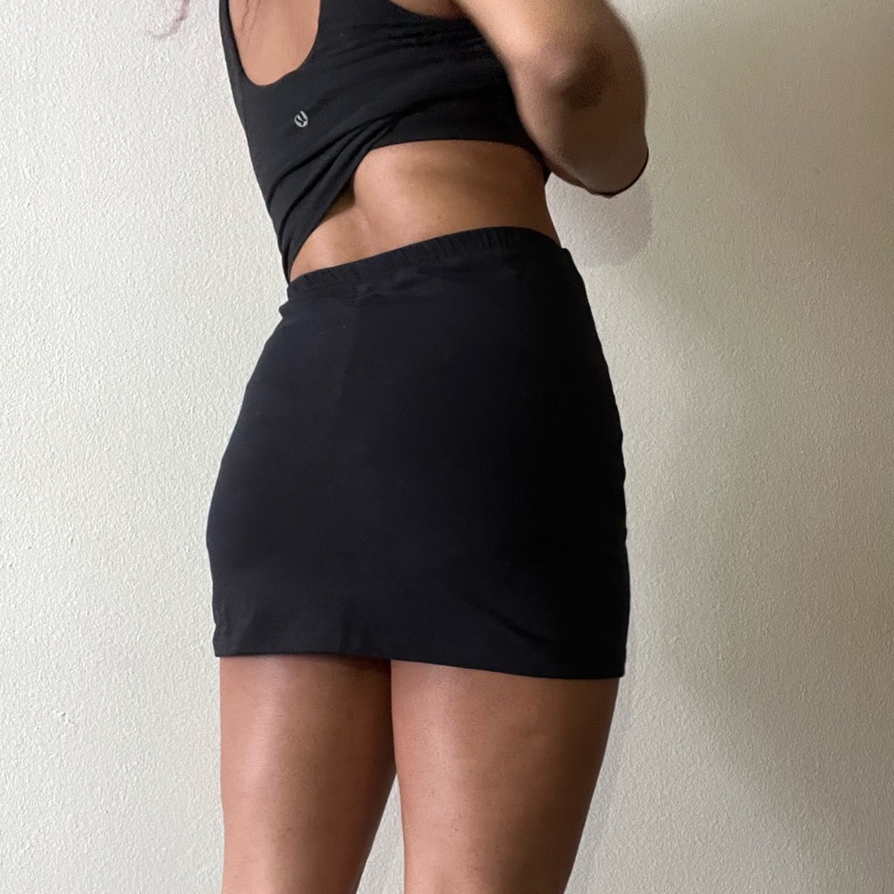 BLACK PLAYBOY SKIRT